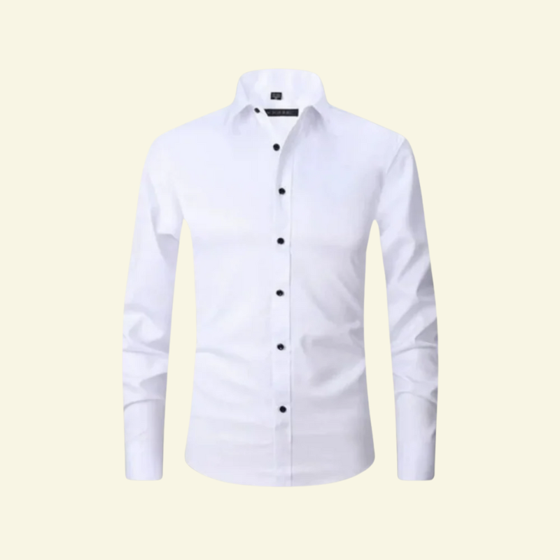 Edouard | Koszula z Kontrastowymi Guzikami