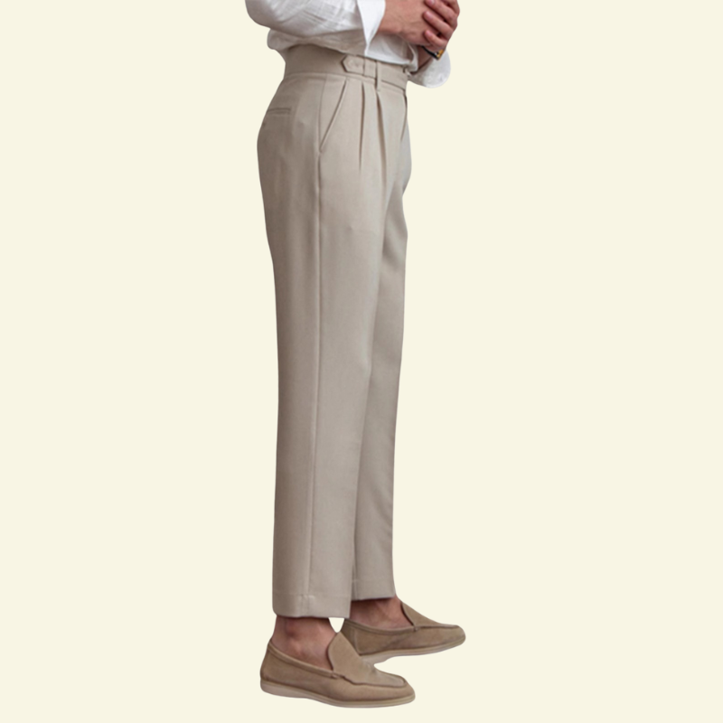 Maxence | Spodnie Strukturalne z Guzikami