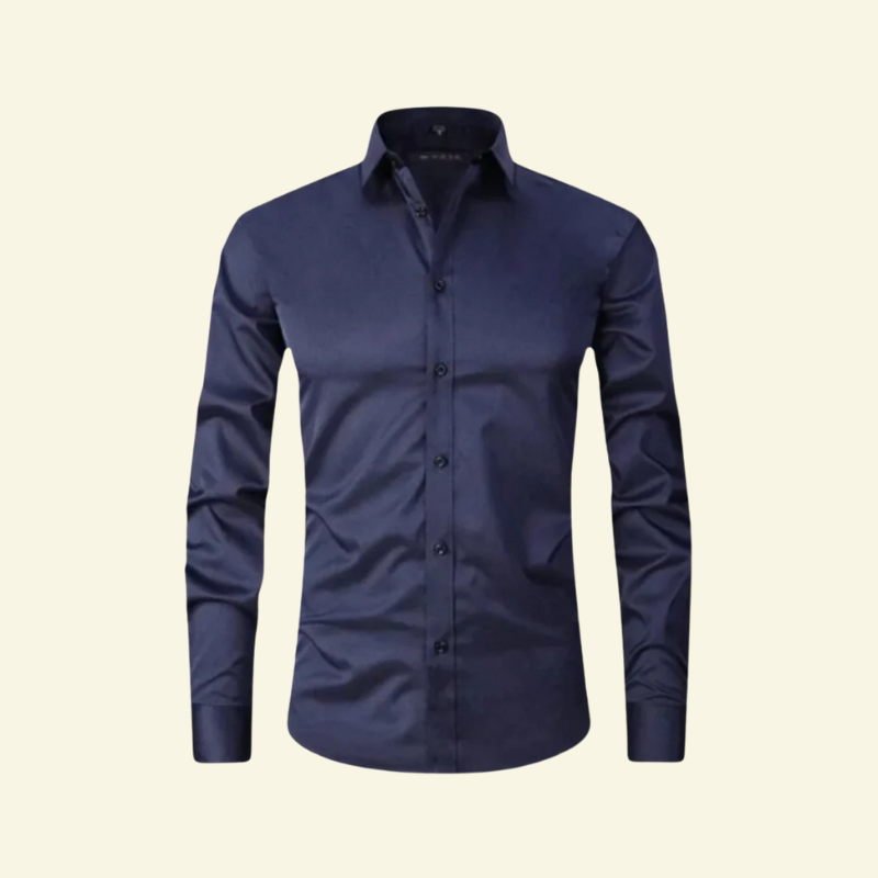 Edouard | Koszula z Kontrastowymi Guzikami