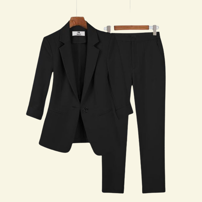Black woman's suit set