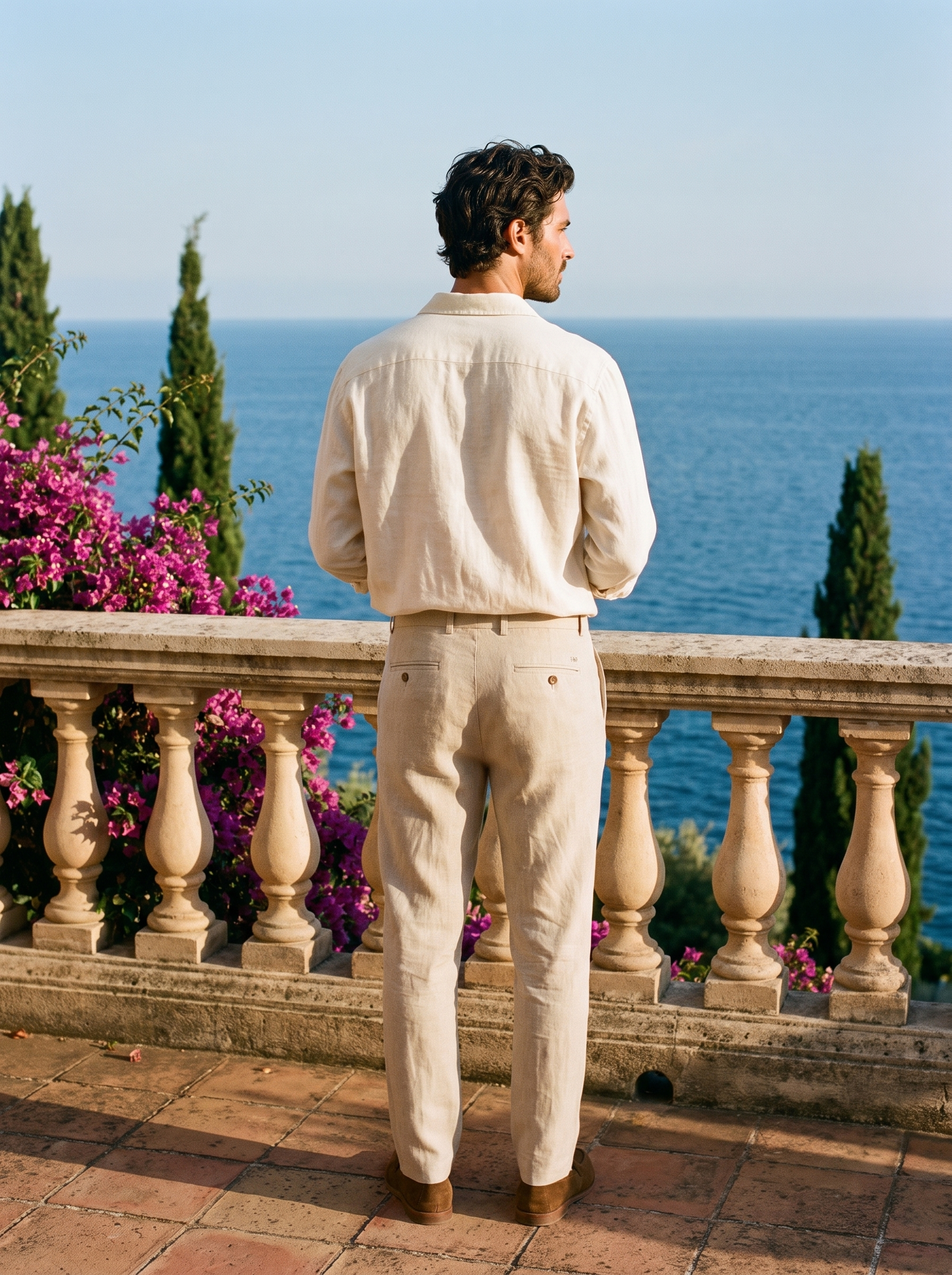 Montauk | Eleganckie Lniane Spodnie