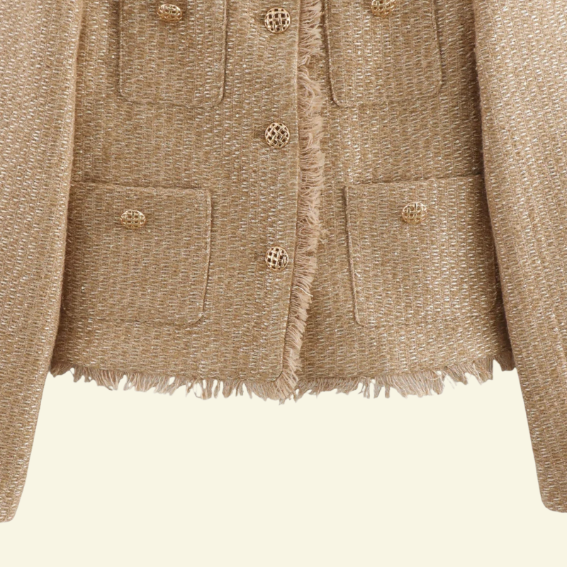 Aurelienne | Marynarka w Stylu Tweedowym