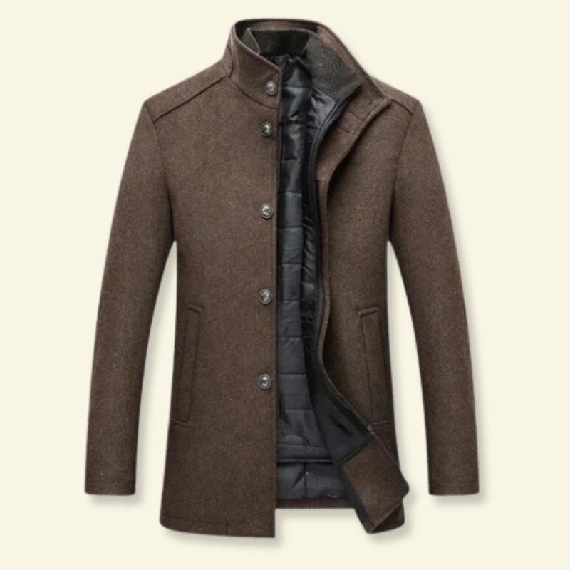 product photo of brown men's coat