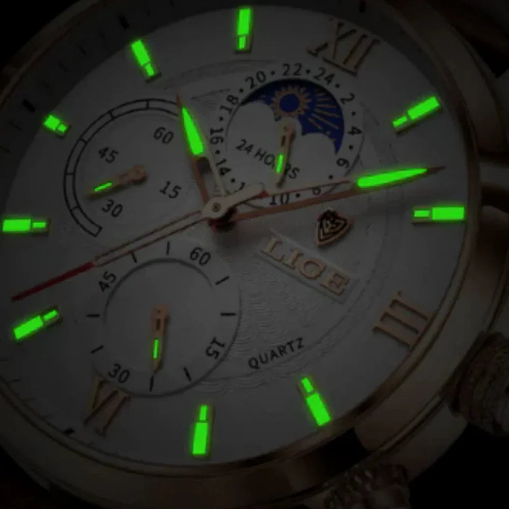 Henri | Zegarek Biznesowy ze Skórzanym Paskiem