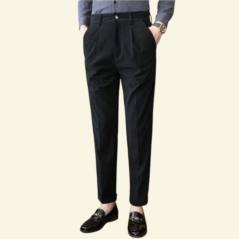 Laurent | Spodnie Sztruksowe