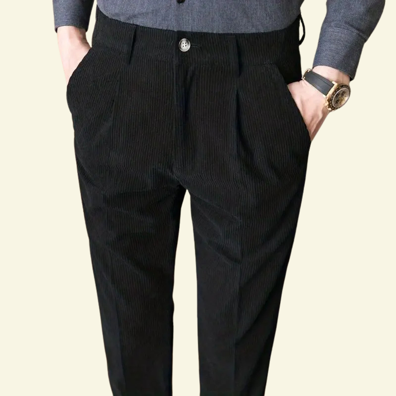 Laurent | Spodnie Sztruksowe