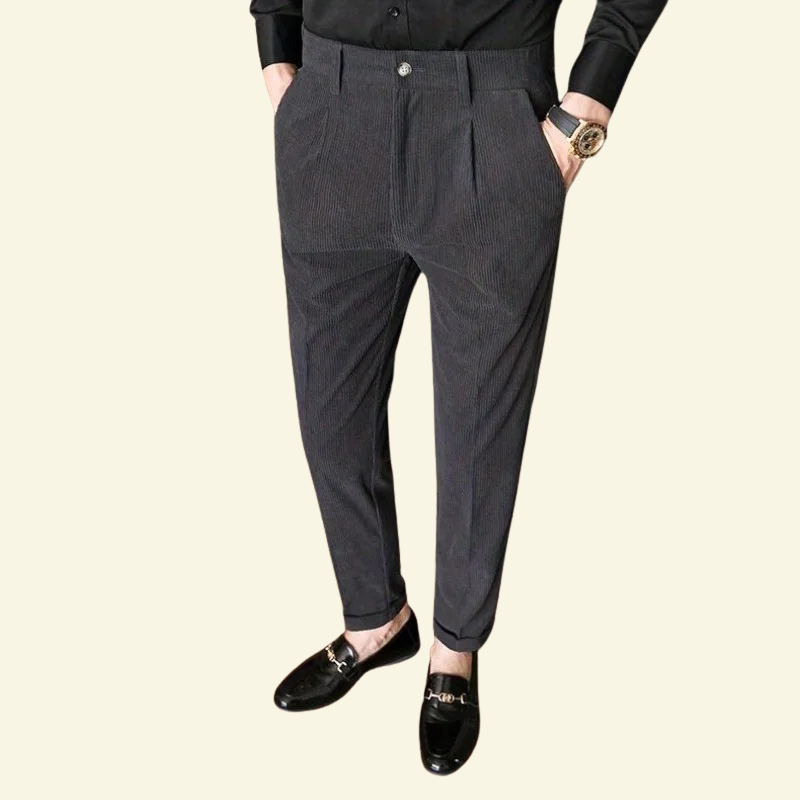 Laurent | Spodnie Sztruksowe