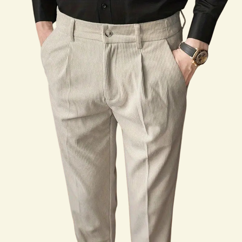 Laurent | Spodnie Sztruksowe