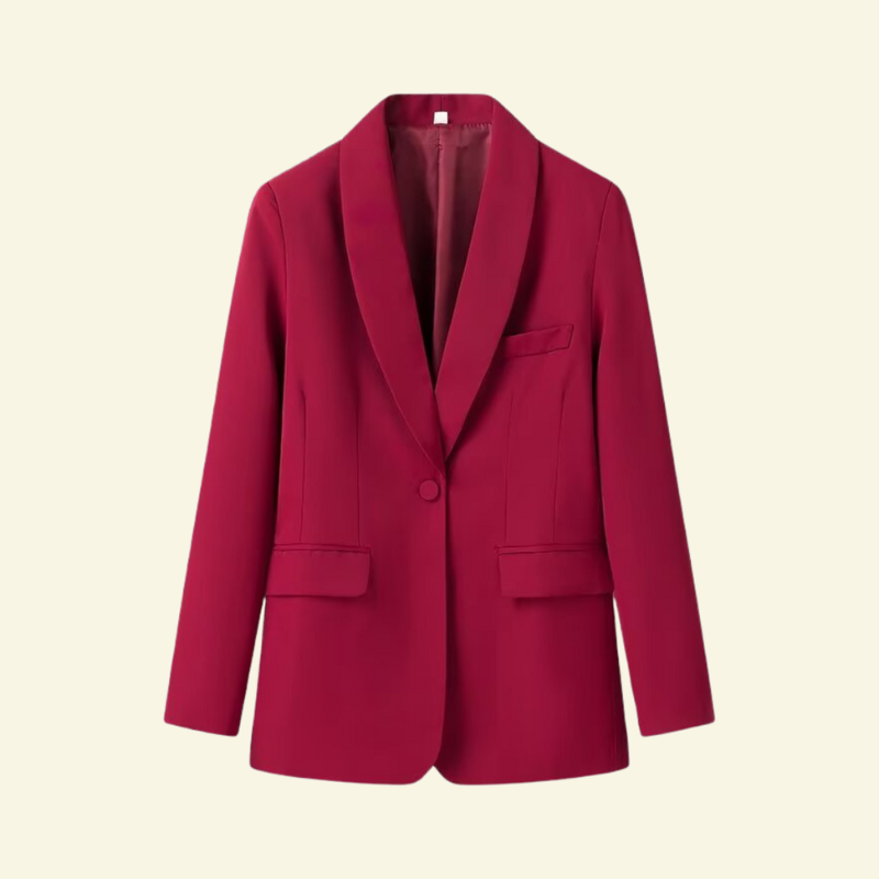 Wine red woman's blazer