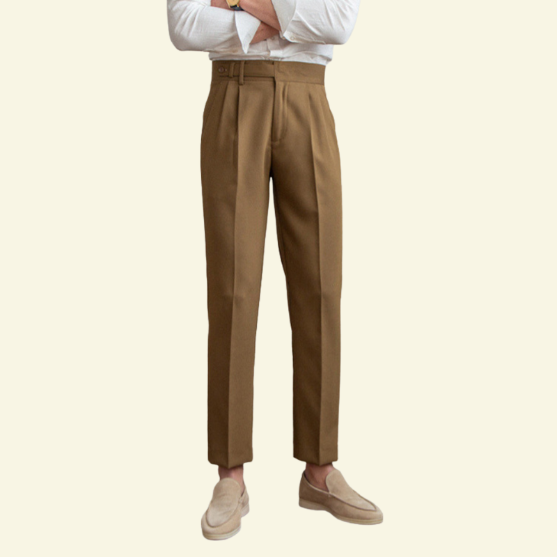 Maxence | Spodnie Strukturalne z Guzikami