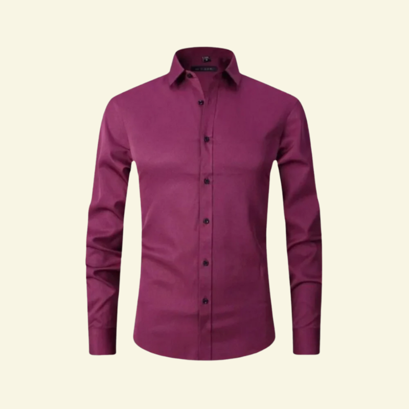 Edouard | Koszula z Kontrastowymi Guzikami