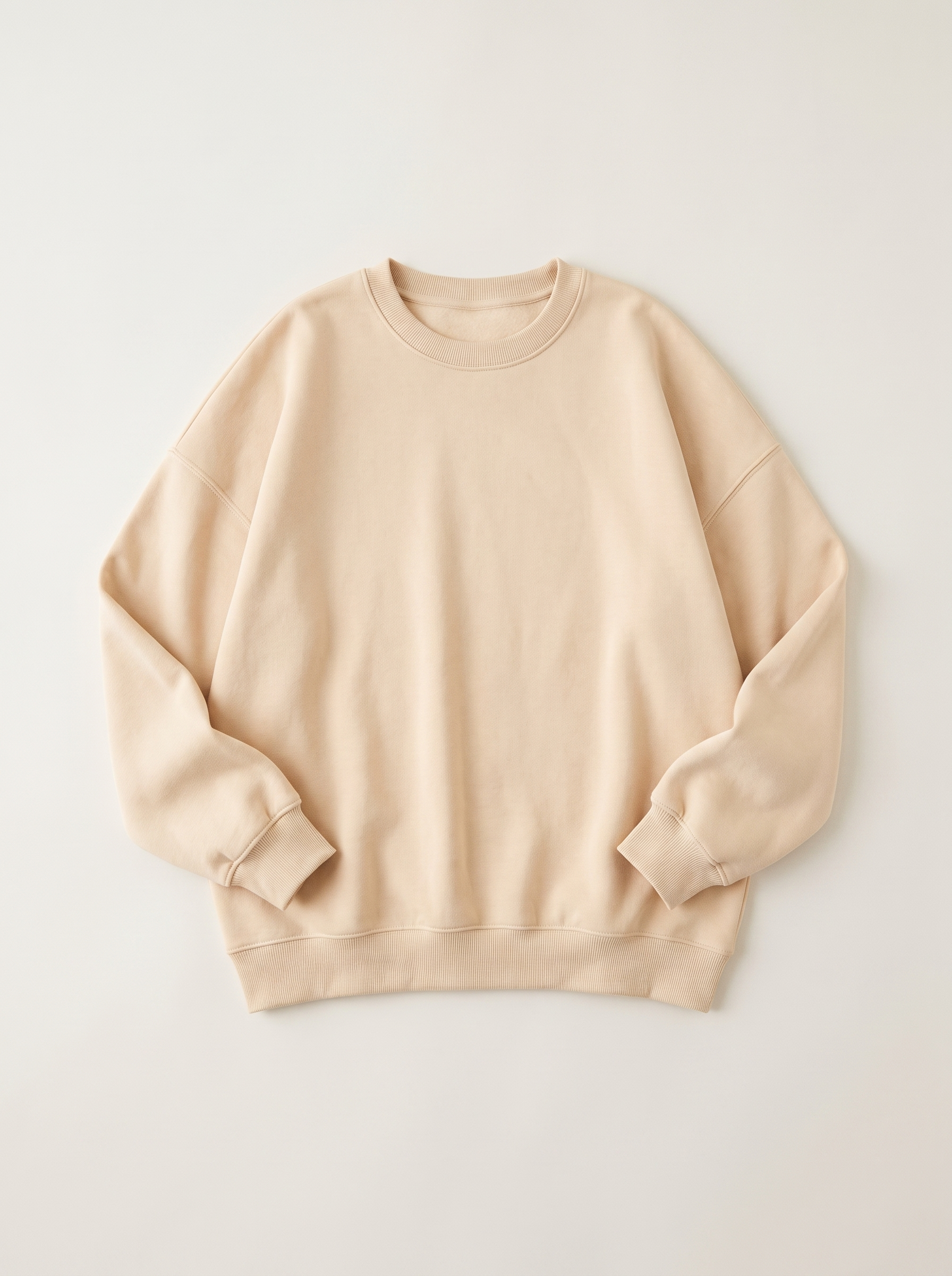 Marinie | Oversize'owa Bluza z Okrągłym Dekoltem