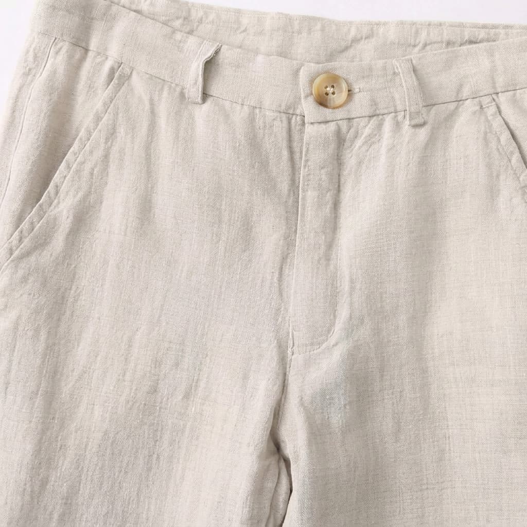 Montauk | Eleganckie Lniane Spodnie